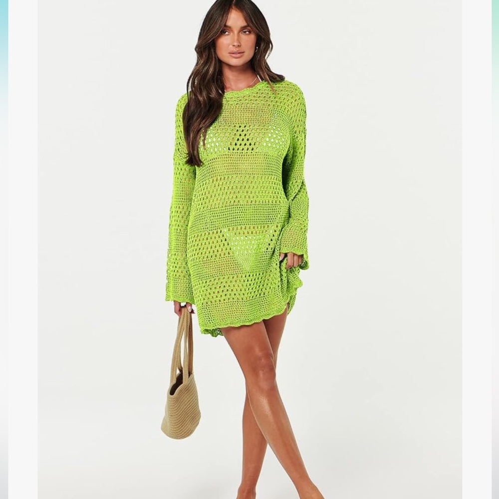Crochet Cover Up
Small 2-6
Lime green